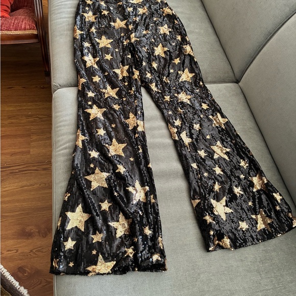 Nasty Gal Star Sequin pants NWOT - Picture 3 of 7